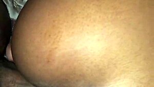 this amateur ebony teen 18+ gets her petite pussy drilled hard in homemade action 😈