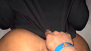 i love how brea bends over with her big phat chocolate ass for that deep doggystyle creampie from big black cock in pov