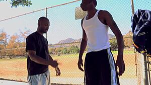 i mean, i just couldn't resist those two huge black cocks, may lee takin' 'em deep with handjobs and deepthroats till cumshot facial... oh man