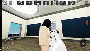 Futa girl penetrates cow in intense futanari encounter with thrusting and domination details.