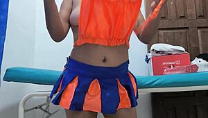 during work hours, i'm sneaking in this anal plug insertion recording