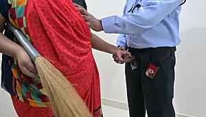 Why does security get a sneaky handjob from the maid in uniform?
