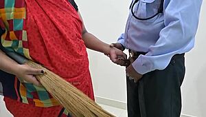 Why does security get a sneaky handjob from the maid in uniform?