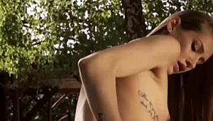 i just masturbated wildly in the garden using my favorite toys until i came hard