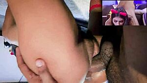 pov view of tickling your girlfriend's ribs at her workplace