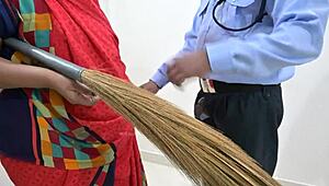 Why does security get a sneaky handjob from the maid in uniform?