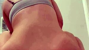 british teen coed gets horny with toys for solo squirting orgasm in high definition pov