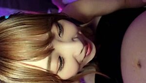 Hey guys, check this wild Japanese babe's intense handjob session 😍