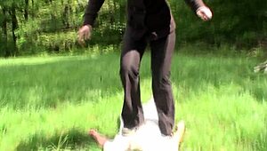 Why Do These Dominant Ladies Turn Slaves Into Footmats With Hardcore Femdom And Stockings?