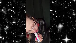 i-i'm turning from a guy into this sissy bimbo with glasses and lipstick crying mascara tears for total femdom obedience oh god it's happening