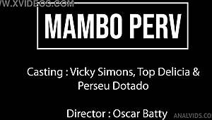 vicky simons the tall brazilian cutie in her second porn. she takes monster cock dap with intense gapes.