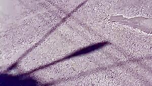 Boldly stripping naked on the busy street for public thrill