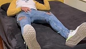 Why Not Enjoy Solo Handjob in Bedroom with Mexican Fetish Toys?