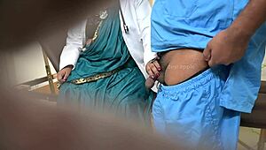 Oh man, this doctor's totally having some wild fun sex with the nurse here