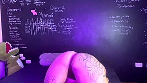 Lexi Smoking And Masturbating With Huge Natural Tits And Big Pussy Lips Using Vibrator