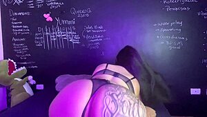 Lexi Smoking And Masturbating With Huge Natural Tits And Big Pussy Lips Using Vibrator