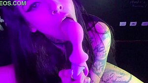 Lexi Smoking And Masturbating With Huge Natural Tits And Big Pussy Lips Using Vibrator