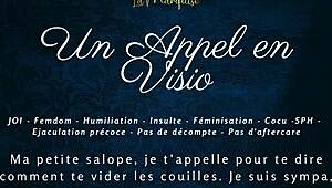 hey, ever tried a video call with some intense french femdom joi instructions?