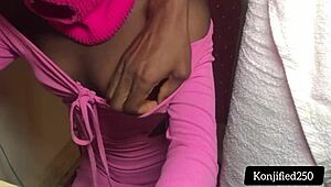 I feel so horny as tutor fucking my skinny coursemate with monster cock in missionary.