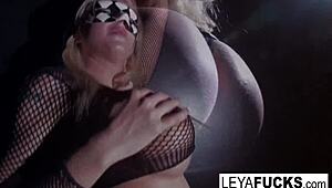Whoa, this griddy interracial anal scene with a hot big titty blonde babe is intense! 🔥