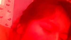 Estelita is giving a close-up blowjob to this thick cock in our homemade video