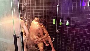 i'm in this wild suruba no banho with bisexual girls spanking and slapping each other... oh man its intense with all the beautiful girl on girl action and errors in our fun