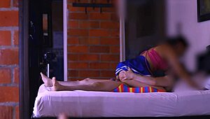 the infiel and the cute student girlfriend exchanged secret glances at the holiday party, leading to hardcore cheating creampie with young teen