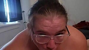 beautiful amateur wife curiously swallows a massive load