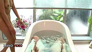 this asian girl casually rides cock in cowgirl, giving an intense pov blowjob during passionate jav sex.