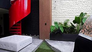 so this hot blonde sara ends up in a tremendous anal session with her employee, including big cock blowjob and creampie.