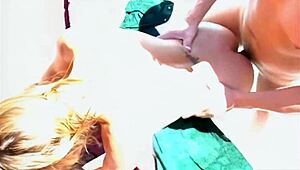 Oh fick den geilen blonden Arsch hart im Outdoor!