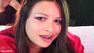 Fountainhead introduction explores casting interview with barefoot Latina babe and natural features.