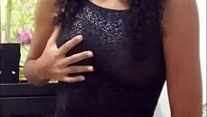 What Can You Find Only Here on My Profile - Juicy Shaved Pussy Flashing in Lingerie!