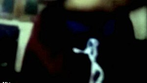 Horny schoolgirl masturbates with big tits