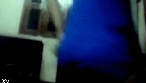 Horny schoolgirl masturbates with big tits