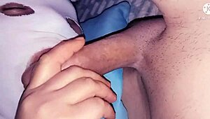 Arab Babe Delivers Intense Blowjob And Rides Cowgirl To Creampie Finish In Amateur Anal Action