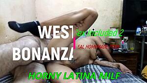 Cock and fingers pound her tight pussy while ass gets fingered deep, ending with cum on ass