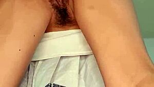 nataly the colombian student has her private video leaked online showing the european college girl in miniskirt upskirt moments