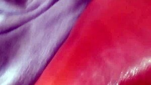 oiling up that big booty ebony wife during massage