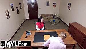 big titty cheer milf sandy love rescues with passion!