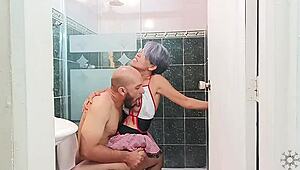 I'm cleaning the house in my exotic Latina style, then you fuck me hard with dirty talk!