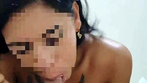 met tinder teen gives world best sloppy deepthroat gag fest