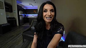 Stepson's monster cock gets slobbered by horny stepmom's deepthroat suck and handjob frenzy 😏🔥
