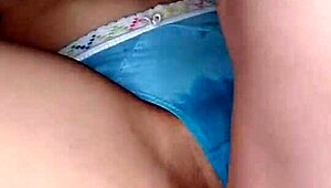 he rubs his cock against that brazilian ninfetinha's pierced pussy in lingerie until she cums hard