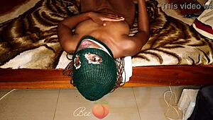 she preps with lube but can she handle the sloppy upside down deepthroat?