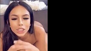 bold solo girl spreads wide on webcam flaunting her huge boobs and teasing pussy close up