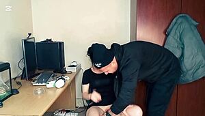 Petite Brunette Groped by Landlord for Rent Sex