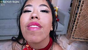 lore's little ass destroyed riding grinch's big black cock deep eks494