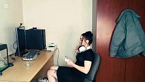 Petite Brunette Groped by Landlord for Rent Sex