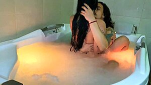 my girlfriend's best friend rides me hard in jacuzzi